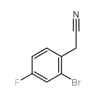 2-(2-BROMO-4-FLUOROPHENYL)ACETONITRILE structure, CAS 61150-58-1