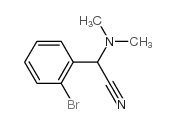 2-(2-BROMOPHENYL)-2-(DIMETHYLAMINO)ACETONITRILE structure, CAS 299215-38-6