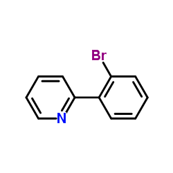 2-(2-BROMOPHENYL)PYRIDINE structure, CAS 109306-86-7