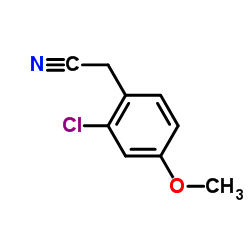 2-(2-CHLORO-4-METHOXYPHENYL)ACETONITRILE structure, CAS 170737-93-6