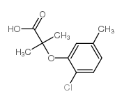 2-(2-CHLORO-5-METHYLPHENOXY)-2-METHYLPROPANOIC ACID structure, CAS 588692-86-8