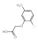 2-(2-CHLORO-5-METHYLPHENOXY)ACETIC ACID structure, CAS 1556-00-9