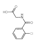 2-(2-CHLOROBENZAMIDO)ACETIC ACID structure, CAS 16555-60-5