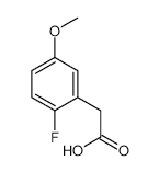 2-(2-FLUORO-5-METHOXYPHENYL)ACETIC ACID structure, CAS 798563-50-5