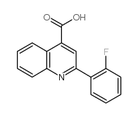 2-(2-FLUOROPHENYL)QUINOLINE-4-CARBOXYLIC ACID structure, CAS 1647-89-8