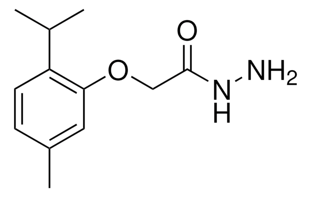 2-(2-ISOPROPYL-5-METHYLPHENOXY)ACETOHYDRAZIDE structure, CAS 75843-51-5