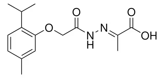 2-(2-ISOPROPYL-5-METHYLPHENOXY)PROPANOIC ACID structure, CAS 159302-03-1