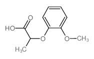 2-(2-METHOXYPHENOXY)PROPANOIC ACID structure, CAS 7309-51-5