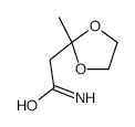 2-(2-METHYL-1,3-DIOXOLAN-2-YL)ACETAMIDE structure, CAS 70829-14-0