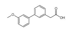 2-(3'-METHOXY-[1,1'-BIPHENYL]-3-YL)ACETIC ACID structure, CAS 669713-72-8