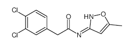 2-(3,4-DICHLOROPHENYL)-N-(5-METHYLISOXAZOL-3-YL)ACETAMIDE structure, CAS 916033-35-7