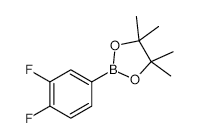 2-(3,4-DIFLUOROPHENYL)-4,4,5,5-TETRAMETHYL-1,3,2-DIOXABOROLANE structure, CAS 754226-39-6