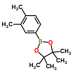 2-(3,4-DIMETHYLPHENYL)-4,4,5,5-TETRAMETHYL-1,3,2-DIOXABOROLANE structure, CAS 401797-00-0