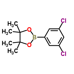 2-(3,5-DICHLOROPHENYL)-4,4,5,5-TETRAMETHYL-1,3,2-DIOXABOROLANE structure, CAS 68716-51-8