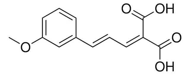 2-(3-(3-METHOXYPHENYL)ALLYLIDENE)MALONIC ACID structure, CAS 14160-39-5