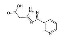 2-(3-(PYRIDIN-3-YL)-1H-1,2,4-TRIAZOL-5-YL)ACETIC ACID structure, CAS 933685-58-6