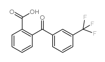 2-(3-(TRIFLUOROMETHYL)BENZOYL)BENZOIC ACID structure, CAS 13450-38-9