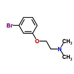 2-(3-BROMOPHENOXY)-N,N-DIMETHYLETHANAMINE structure, CAS 221915-84-0
