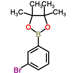 2-(3-BROMOPHENYL)-4,4,5,5-TETRAMETHYL-1,3,2-DIOXABOROLANE structure, CAS 594823-67-3