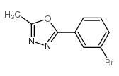 2-(3-BROMOPHENYL)-5-METHYL-1,3,4-OXADIAZOLE structure, CAS 41491-53-6