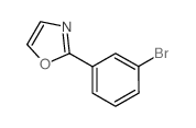 2-(3-BROMOPHENYL)OXAZOLE structure, CAS 885274-35-1