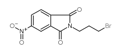 2-(3-BROMOPROPYL)-5-NITROISOINDOLINE-1,3-DIONE structure, CAS 140715-56-6