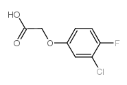 2-(3-CHLORO-4-FLUOROPHENOXY)ACETIC ACID structure, CAS 331-40-8