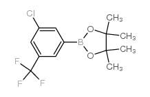2-(3-CHLORO-5-(TRIFLUOROMETHYL)PHENYL)-4,4,5,5-TETRAMETHYL-1,3,2-DIOXABOROLANE structure, CAS 942069-65-0
