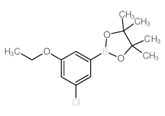 2-(3-CHLORO-5-ETHOXYPHENYL)-4,4,5,5-TETRAMETHYL-1,3,2-DIOXABOROLANE structure, CAS 1218789-40-2