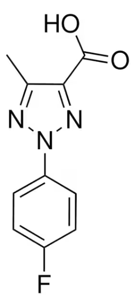 2-(3-CHLOROPHENYL)-5-METHYL-2H-1,2,3-TRIAZOLE-4-CARBOXYLIC ACID structure, CAS 1627-90-3