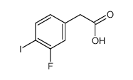 2-(3-FLUORO-4-IODOPHENYL)ACETIC ACID structure, CAS 1261874-58-1