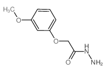 2-(3-METHOXYPHENOXY)ACETOHYDRAZIDE structure, CAS 436155-36-1