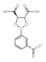 2-(3-NITROPHENYL)-1,3,2-DIOXABOROLANE-4R,5R-DICARBOXYLIC ACID structure, CAS 467443-01-2