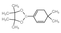2-(4,4-DIMETHYLCYCLOHEXA-1,5-DIEN-1-YL)-4,4,5,5-TETRAMETHYL-1,3,2-DIOXABOROLANE structure, CAS 871333-97-0