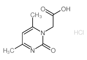 2-(4,6-DIMETHYL-2-OXOPYRIMIDIN-1(2H)-YL)ACETIC ACID HYDROCHLORIDE structure, CAS 1179377-17-3