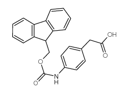 2-(4-((((9H-FLUOREN-9-YL)METHOXY)CARBONYL)AMINO)PHENYL)ACETIC ACID structure, CAS 173690-53-4