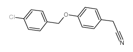 2-(4-((4-CHLOROBENZYL)OXY)PHENYL)ACETONITRILE structure, CAS 175135-36-1