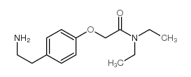 2-(4-(2-AMINOETHYL)PHENOXY)-N,N-DIETHYLACETAMIDE structure, CAS 133025-92-0