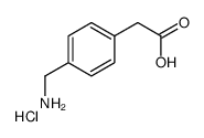 2-(4-(AMINOMETHYL)PHENYL)ACETIC ACID HYDROCHLORIDE structure, CAS 42383-05-1