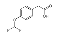 2-(4-(DIFLUOROMETHOXY)PHENYL)ACETIC ACID structure, CAS 243659-15-6