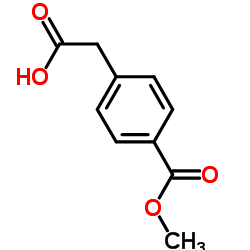 2-(4-(METHOXYCARBONYL)PHENYL)ACETIC ACID structure, CAS 22744-12-3