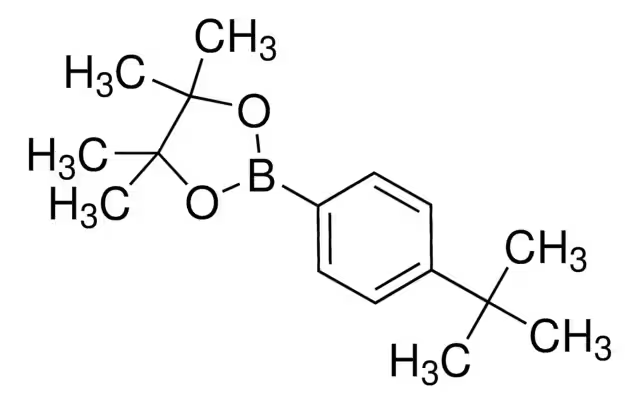 2-(4-(TERT-BUTYL)PHENYL)-4,4,5,5-TETRAMETHYL-1,3,2-DIOXABOROLANE structure, CAS 214360-66-4