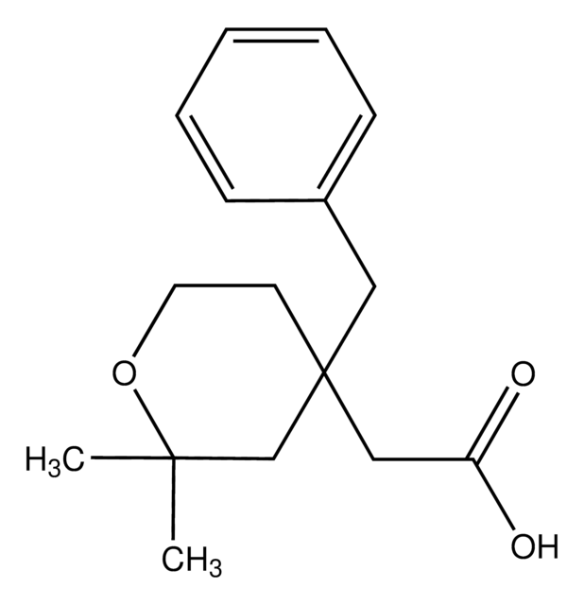 2-(4-BENZYL-2,2-DIMETHYLTETRAHYDRO-2H-PYRAN-4-YL)ETHANAMINE structure, CAS 126318-00-1