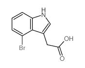 2-(4-BROMO-1H-INDOL-3-YL)ACETIC ACID structure, CAS 89245-41-0