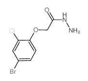 2-(4-BROMO-2-CHLOROPHENOXY)ACETOHYDRAZIDE structure, CAS 588680-03-9