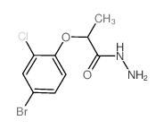 2-(4-BROMO-2-CHLOROPHENOXY)PROPANEHYDRAZIDE structure, CAS 588679-51-0
