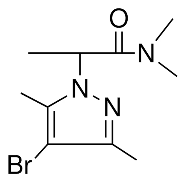 2-(4-BROMO-3,5-DIMETHYL-1H-PYRAZOL-1-YL)-N,N-DIMETHYLETHANAMINE structure, CAS 1170132-58-7