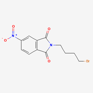 2-(4-BROMOBUTYL)-5-NITROISOINDOLINE-1,3-DIONE structure, CAS 125207-39-8