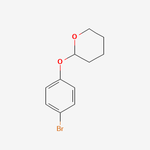 2-(4-BROMOPHENOXY)TETRAHYDRO-2H-PYRAN structure, CAS 36603-49-3