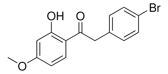 2-(4-BROMOPHENYL)-1-(2-HYDROXY-4-METHOXYPHENYL)ETHANONE structure, CAS 170014-23-0